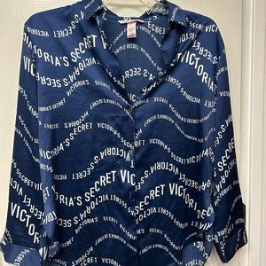 Vintage Victoria’s secret Silk Pajama shirt